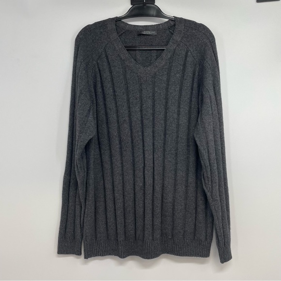 MC Bellwood Merino Wool/Cashmere/Angora Bkend Sweater Mens XL Made in Italy